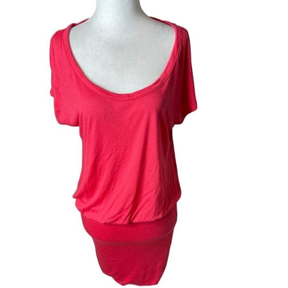 Soft Joie Mini Short Sleeve Pink Jersey Dress Size Small - Picture 2 of 7